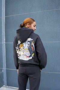 "CUPID VS DEATH" SWEAT SUIT DARK GREY 2022