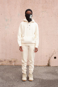 "LESS WAR MORE LOVE" Cream Sweat suit