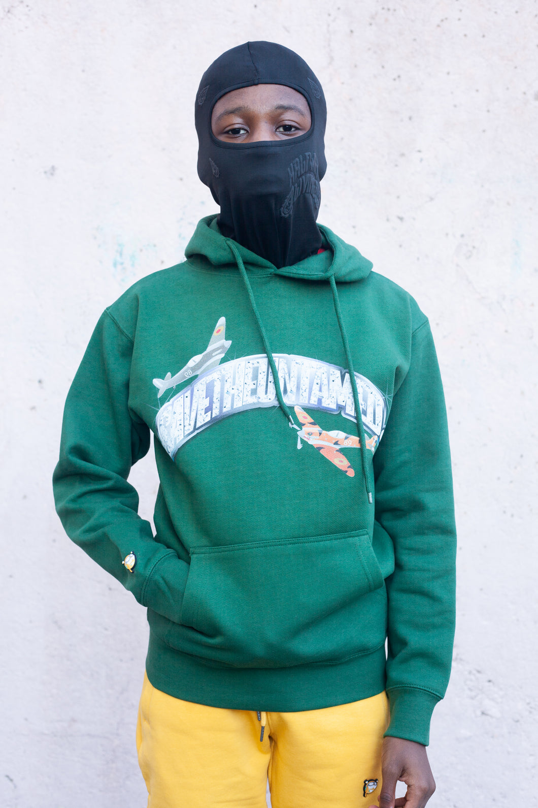 'SAVETHEUNTAMED'BLING HOODIE GREEN SALE!