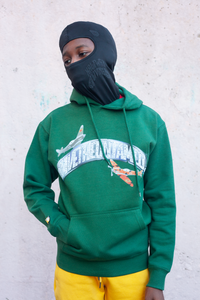 'SAVETHEUNTAMED'BLING HOODIE GREEN SALE!