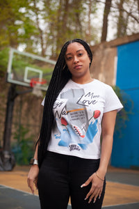 FLOWER BOMB "LESS WAR MORE LOVE" PREMIUM TEE